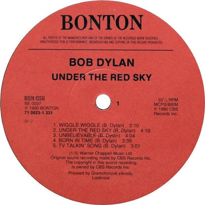 Bob Dylan : Under The Red Sky (LP, Album)