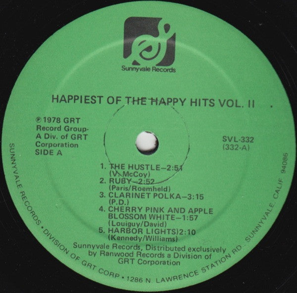 Happy Organ, Happy Harmonica, The Happy Accordion, Happy Piano : The Happiest Of The Happy Hits (Volume II) (LP, Album)