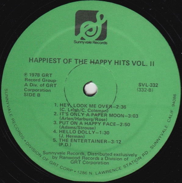 Happy Organ, Happy Harmonica, The Happy Accordion, Happy Piano : The Happiest Of The Happy Hits (Volume II) (LP, Album)