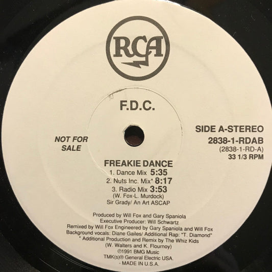 F.D.C. : Freaky Dance (12", Promo)