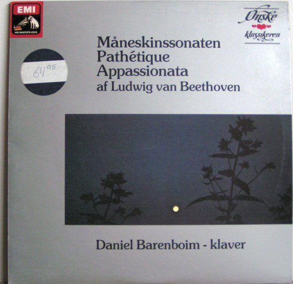 Ludwig Van Beethoven / Daniel Barenboim : Måneskinssonaten, Pathétique, Appassionata (LP, RE)