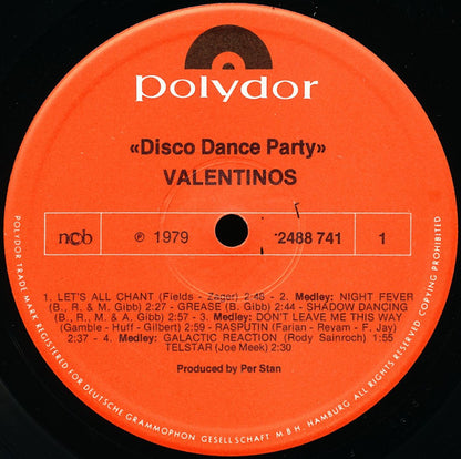 Los Valentinos : Disco Dance Party (LP)