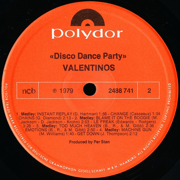 Los Valentinos : Disco Dance Party (LP)