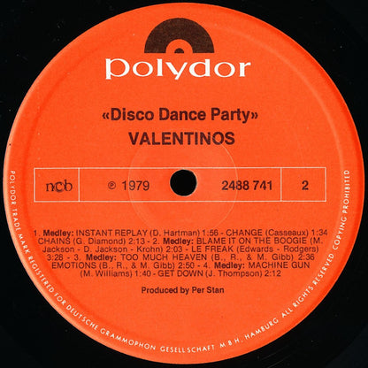 Los Valentinos : Disco Dance Party (LP)