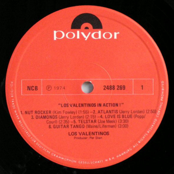 Los Valentinos : In Action! (LP)