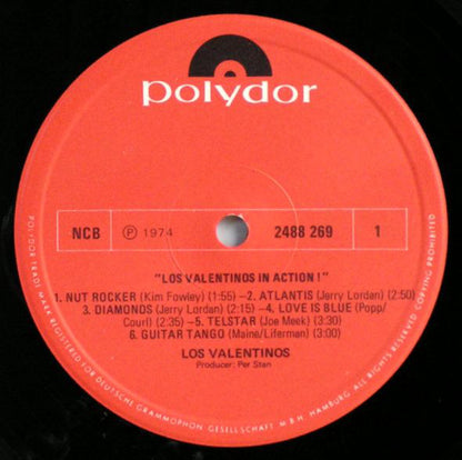 Los Valentinos : In Action! (LP)