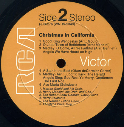 Various : Christmas In California (LP, Album, Comp, Smplr, Hol)