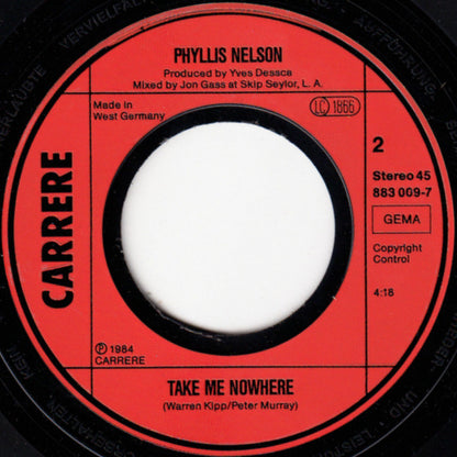 Phyllis Nelson : Move Closer (7", Single)