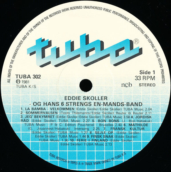 Eddie Skoller : Eddie Skoller Og Hans 6 Strengs En-Mands-Band (LP, Album)