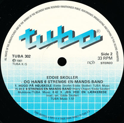 Eddie Skoller : Eddie Skoller Og Hans 6 Strengs En-Mands-Band (LP, Album)