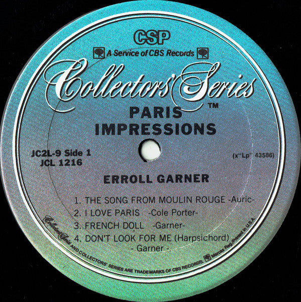 Erroll Garner : Paris Impressions (2xLP, Album, RE)