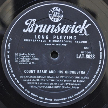 Count Basie Orchestra : Count Basie (LP, Comp, RP)