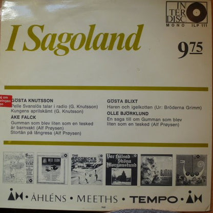 Various : I Sagoland (LP, Mono, RE)