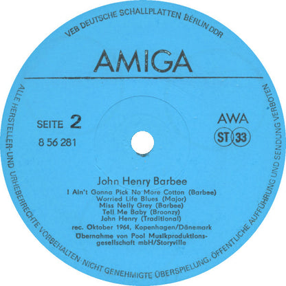 John Henry Barbee : John Henry Barbee (LP, RE)