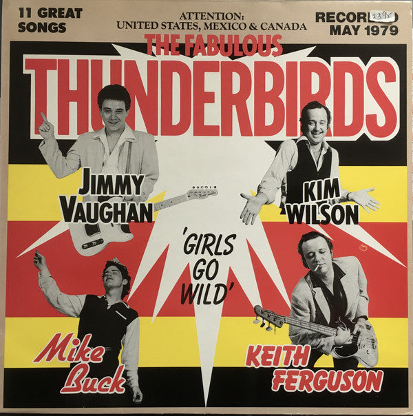 The Fabulous Thunderbirds : Girls Go Wild (LP, Album)