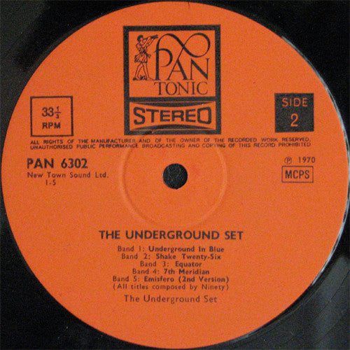 The Underground Set : The Underground Set (LP)