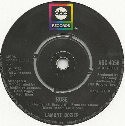 Lamont Dozier : All Cried Out (7", Single)