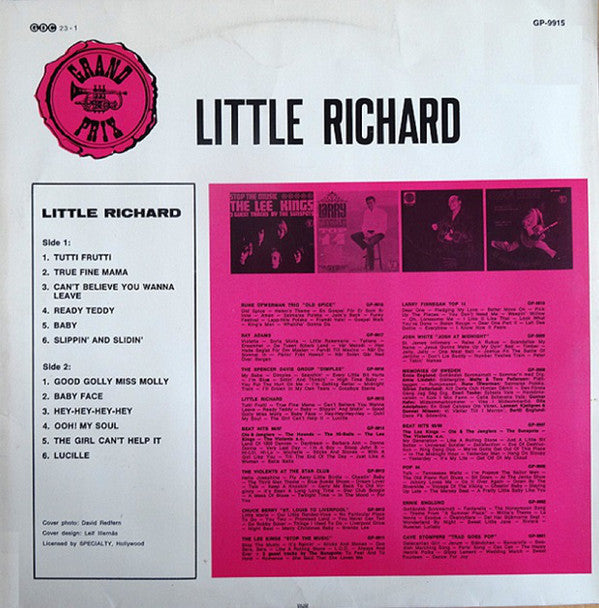 Little Richard : Good Golly Miss Molly & 11 Other All-Time Hits By (LP, Comp)