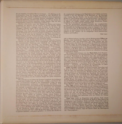 Ludwig Van Beethoven / Maria Stader - Sophia Van Sante - Eric Tappy - Franz Crass - Residentie Orkest, Amsterdamer Toonkunst-Chor, Willem Van Otterloo : Symphonie Nr. 9 In D-Moll, Op. 125 "Chorsymphonie" - Symphonie Nr. 8 In F-Dur, Op. 93 (2xLP, Album)