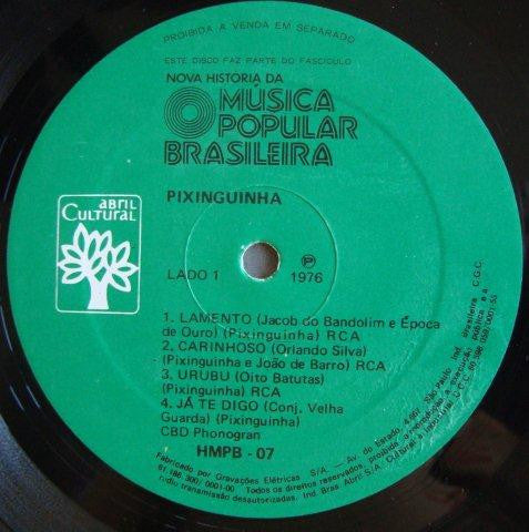 Various : Nova História Da Música Popular Brasileira - Pixinguinha (10", Comp, Gat)