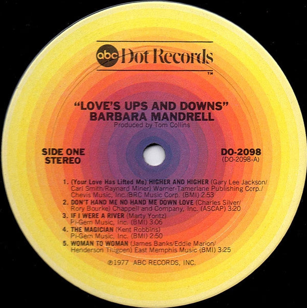 Barbara Mandrell : Love's Ups And Downs (LP, Album, San)