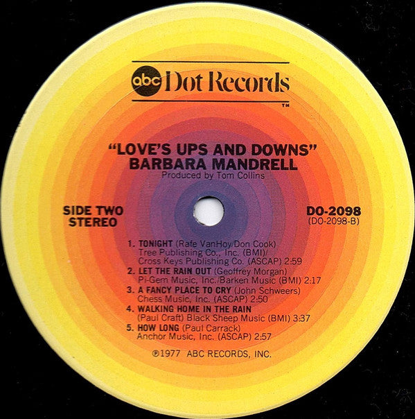 Barbara Mandrell : Love's Ups And Downs (LP, Album, San)