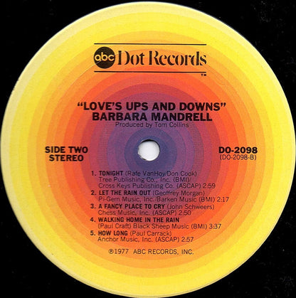 Barbara Mandrell : Love's Ups And Downs (LP, Album, San)