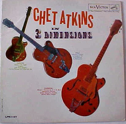 Chet Atkins : Chet Atkins In Three Dimensions (LP, Album, Mono, RE)