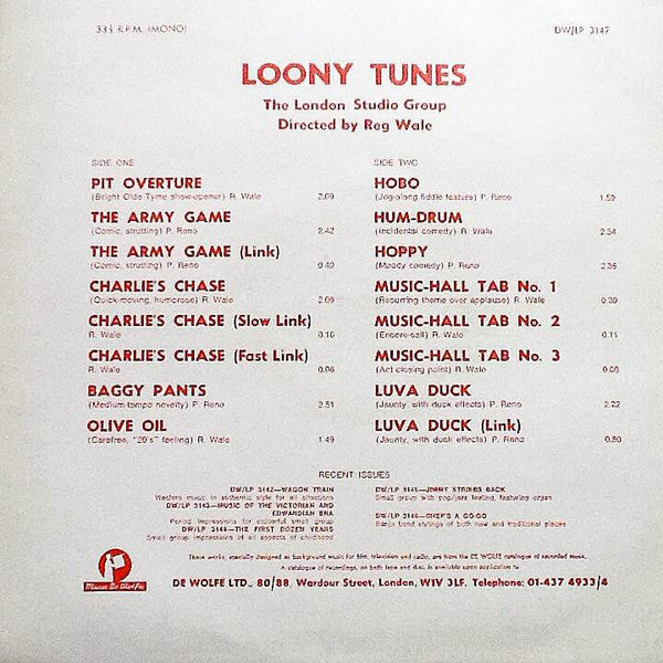 The London Studio Group : Loony Tunes (LP, Mono)