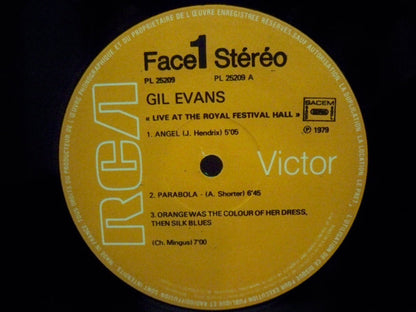 Gil Evans : Live At The Royal Festival Hall (LP, Album, Gat)