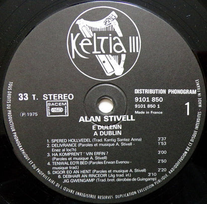 Alan Stivell : E Dulenn - A Dublin - National Stadium (LP, Album)