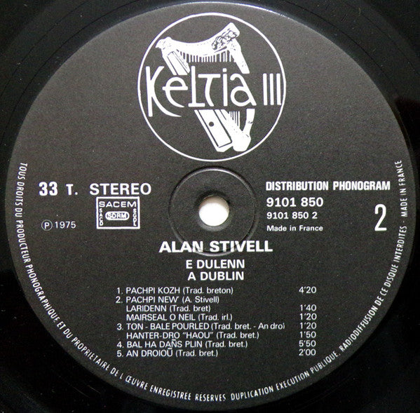 Alan Stivell : E Dulenn - A Dublin - National Stadium (LP, Album)