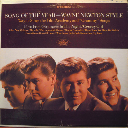 Wayne Newton : Song Of The Year - Wayne Newton Style (LP, Album)