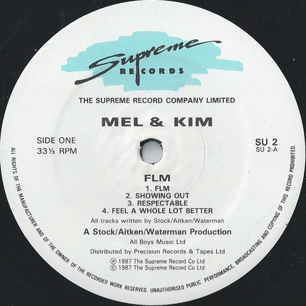 Mel & Kim : F.L.M. (LP, Album)