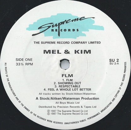 Mel & Kim : F.L.M. (LP, Album)