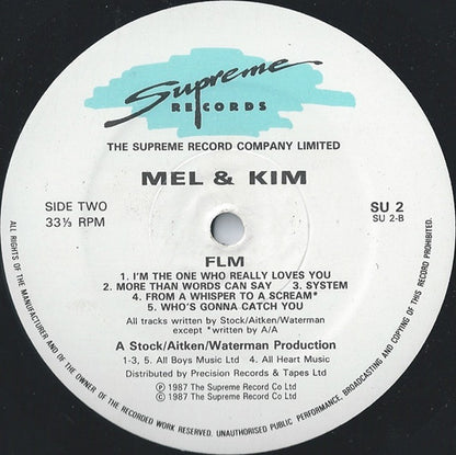 Mel & Kim : F.L.M. (LP, Album)