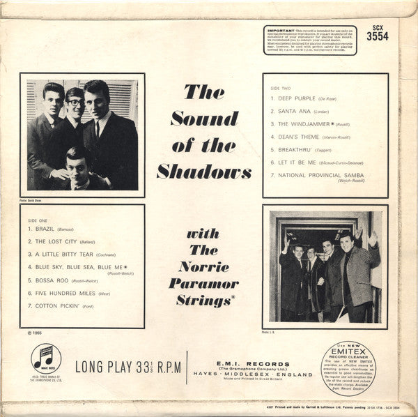 The Shadows : The Sound Of The Shadows (LP)