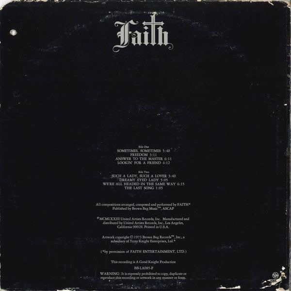 Faith (21) : Faith (LP, Album)