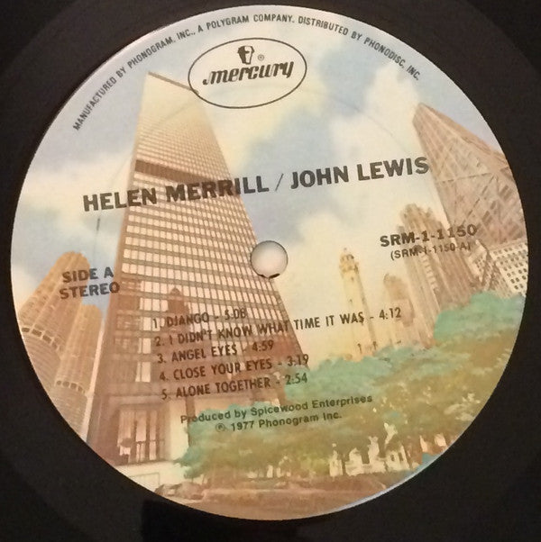 John Lewis (2) / Helen Merrill : John Lewis / Helen Merrill (LP, Album)