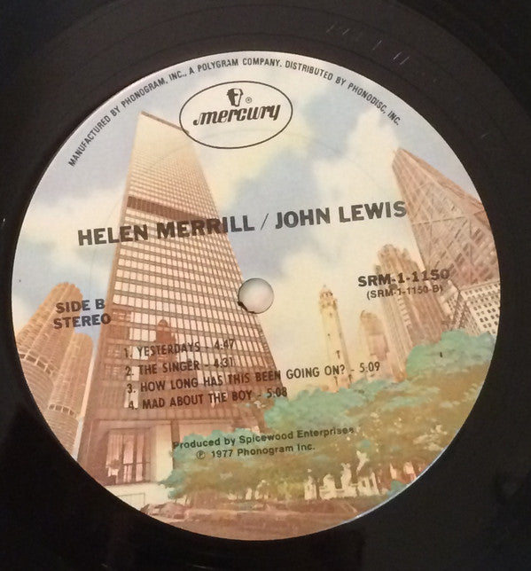 John Lewis (2) / Helen Merrill : John Lewis / Helen Merrill (LP, Album)