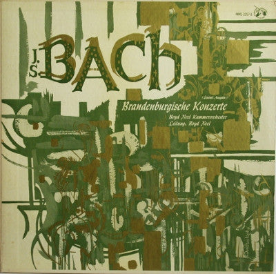 Johann Sebastian Bach – The Boyd Neel Chamber Orchestra , Leitung: Boyd Neel : Brandenburgische Konzerte (Gesamt-Ausgabe) (2xLP, Mono)