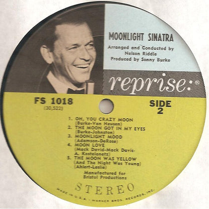 Frank Sinatra : Moonlight Sinatra (LP, Album, Pit)