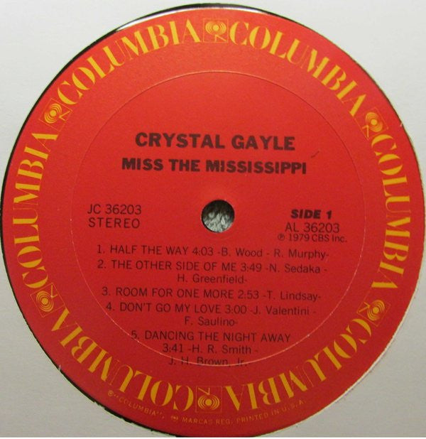 Crystal Gayle : Miss The Mississippi (LP, Album)