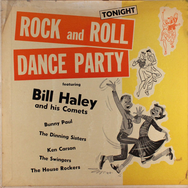 Various : Tonight: Rock And Roll Dance Party (LP, Comp, Mono)