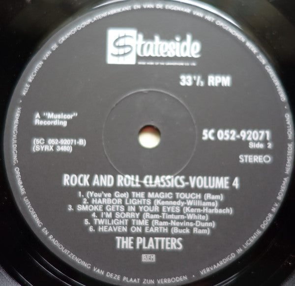 The Platters : Rock And Roll Classics Vol. 4 (LP, Comp)