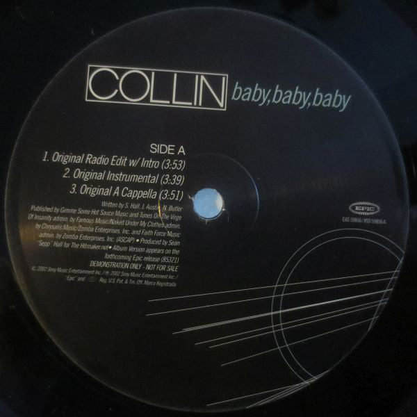 Collin (7) : Baby, Baby, Baby (12")