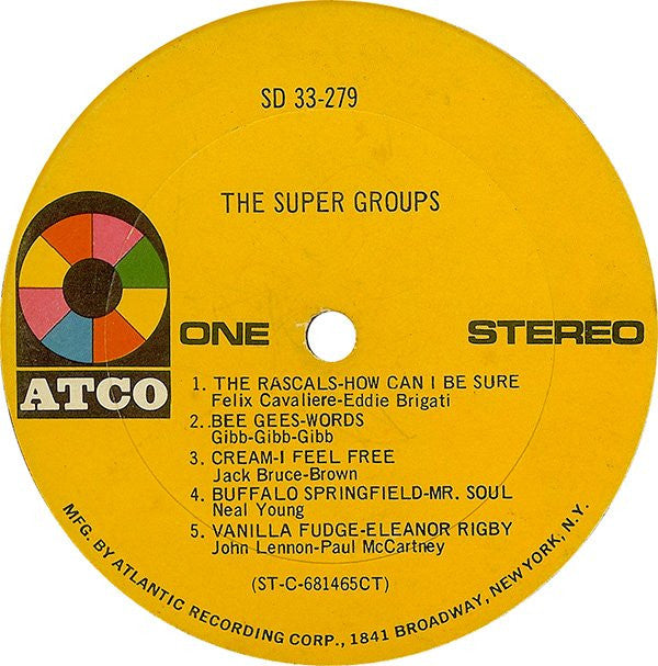 Various : The Super Groups (LP, Comp, CT)