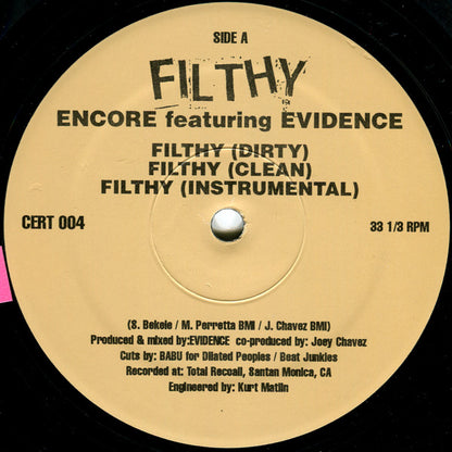 Encore / Halekost : Filthy B/W Spectacular + Illuminant Chants (12", Single)