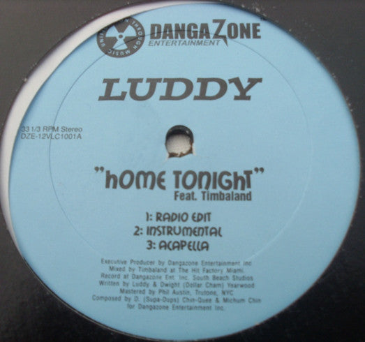 Luddy : Home Tonight (12", Single)