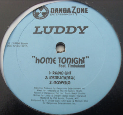 Luddy : Home Tonight (12", Single)